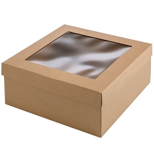 Dviejų dalių dėžutė su langeliu, 310 x 310 x 120 mm