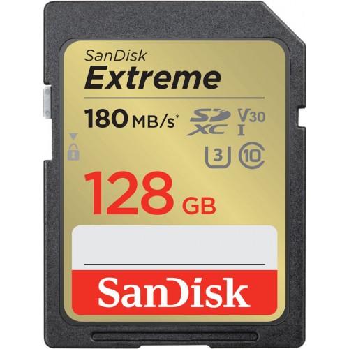 Sandisk memory card SDXC 128GB Extreme-SDHC kortelės-Skaitmeninės laikmenos