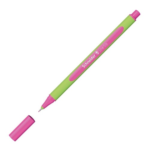Rašiklis SCHNEIDER LINE-UP 0.4 mm, žalias korpusas, rožinis rašalas