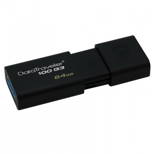 Atmintinė USB 3.0 KINGSTON DT100G3, 64GB