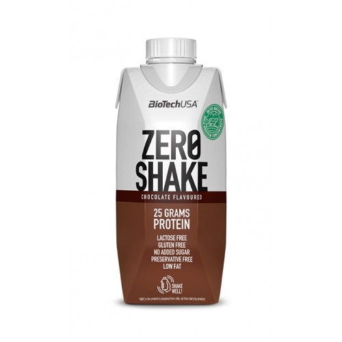 Baltyminis gėrimas BioTechUSA Zero Shake, šokoladinis, 330 ml