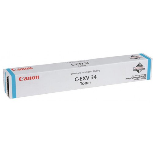 Kasetė Canon C-EXV34 CY 16K OEM-Tonerio kasetės originalios-Spausdintuvų kasetės