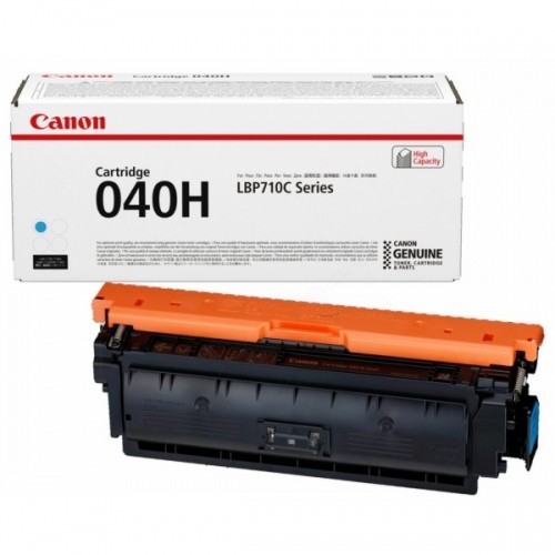 Kasetė Canon 040H (0459C001) CY 10.000psl OEM-Lazerinės kasetės originalai-Spausdintuvų kasetės