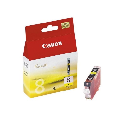 Kasetė Canon CLI-8Y YL 420 psl. OEM-Rašalinės kasetės originalai-Spausdintuvų kasetės