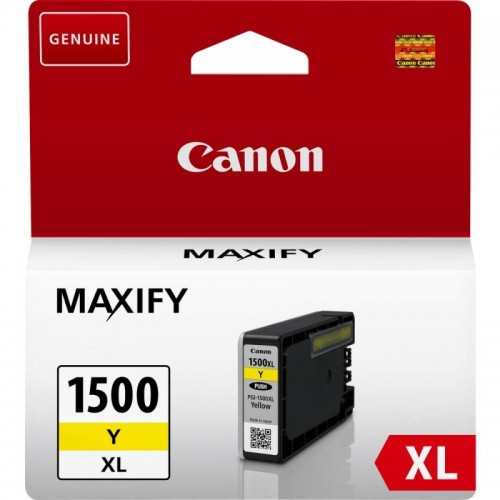 Kasetė Canon PGI-1500 XL YL (9195B001) OEM-Rašalinės kasetės originalai-Spausdintuvų kasetės