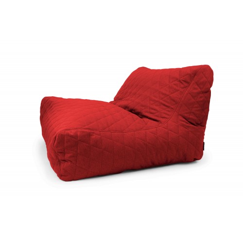 Sėdmaišis Sofa Lounge Quilted Nordic Red