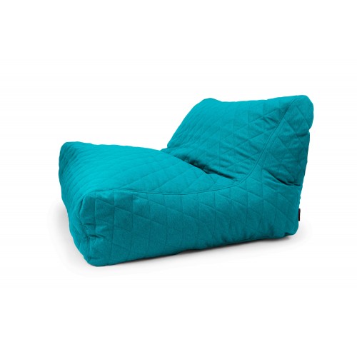 Sėdmaišis Sofa Lounge Quilted Nordic Turquoise