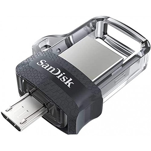 SANDISK 128GB ULTRA DUAL DRIVE M3.0 micro-USB and USB 3.0 co-USB raktai-Išorinės duomenų