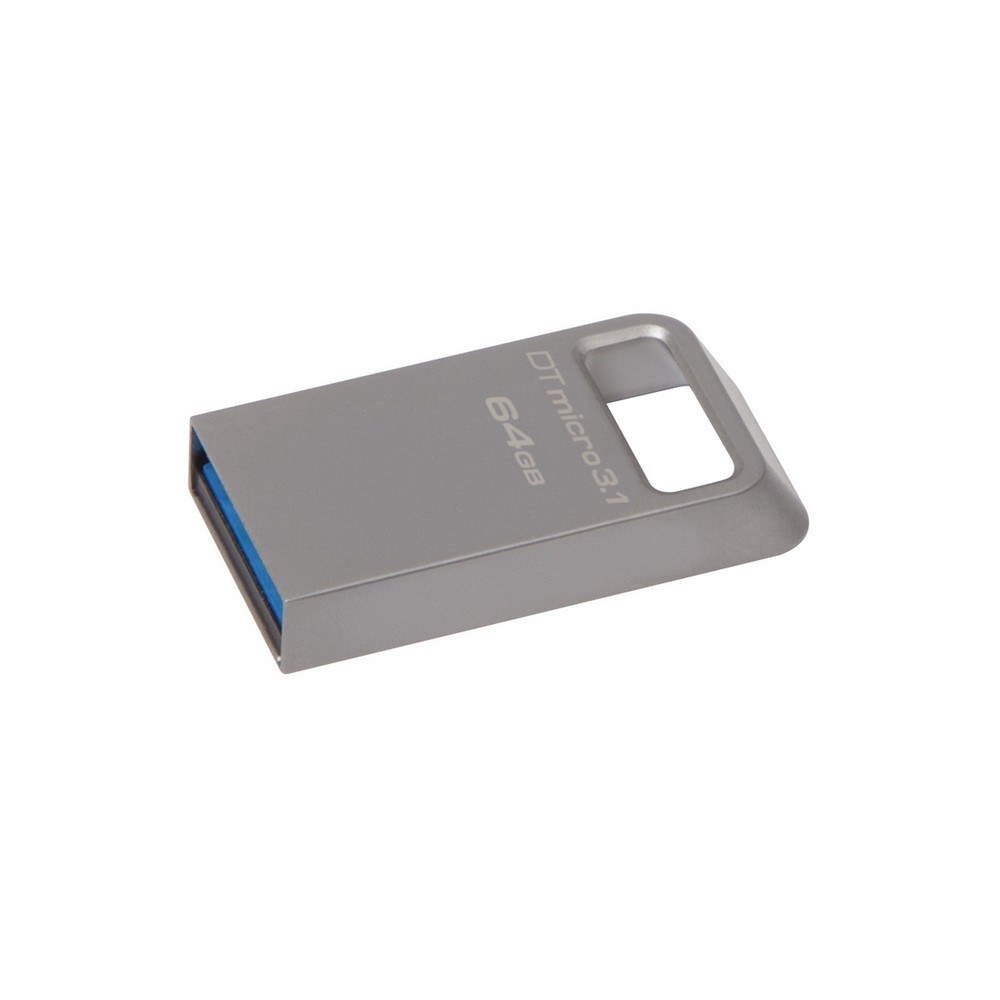 USB atmintinė Kingston DataTraveler Micro 64GB USB3.1-USB raktai-Išorinės duomenų laikmenos