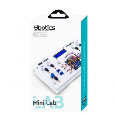 ROBOTIKOS PRADMENŲ RINKINYS EBOTICS Mini Lab Electronic And. Programming Kit With Multiple.