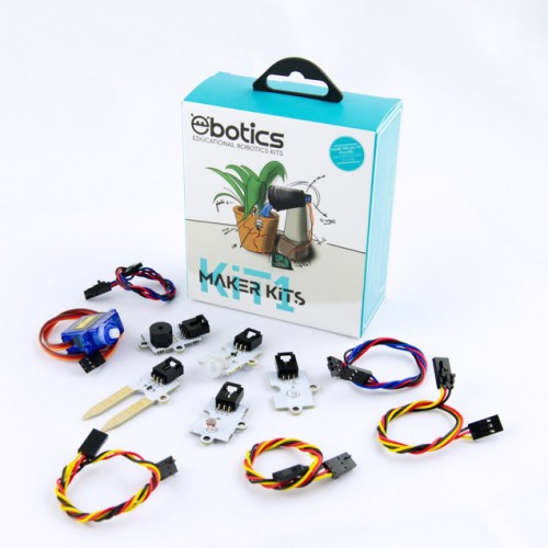 ROBOTIKOS PRADMENŲ RINKINYS EBOTICS Maker Kit 1 ASSEKSX00010GR--
