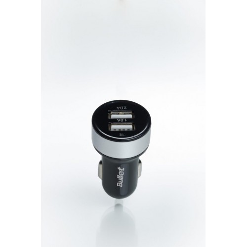 Automobilinis USB įkroviklis 1A/2A-Krovikliai-Mobiliųjų telefonų priedai