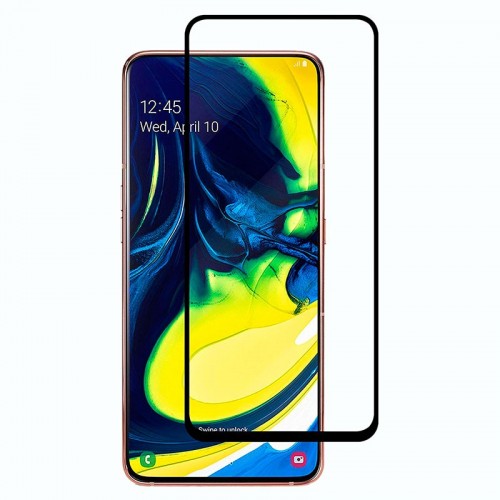 APSAUGINIS STIKLAS Mocco Full Glue 5D Tempered Glass Full Coveraged with Frame Samsung A805 /