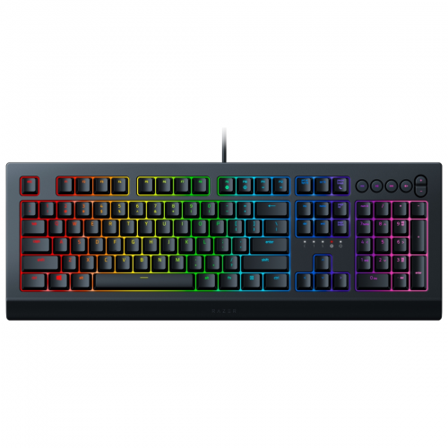 KLAVIATŪRA Razer Cynosa V2, Gaming keyboard, RGB LED light, US, Black, Wired-Klaviatūros