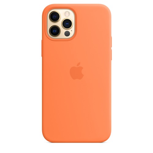 Dėklas iPhone 12 | 12 Pro Silicone Case with MagSafe - Kumquat-Dėklai-Mobiliųjų telefonų