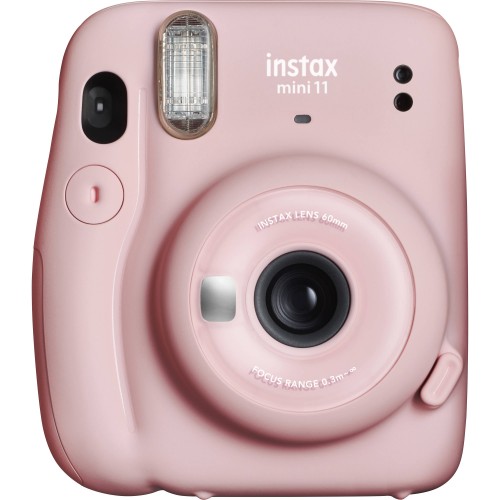 Momentinis fotoaparatas instax mini 11 Blush Pink+instax mini glossy (10pl)-Momentiniai