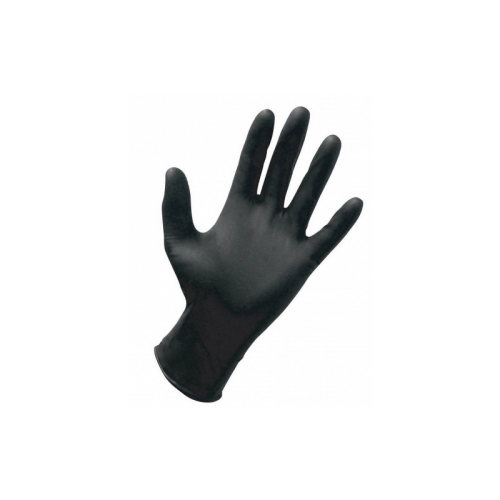 Vienkartinės pirštinės Gloves Vinyl PVC Gloves Size XL Black-Valymo priemonės-Namų apyvokos